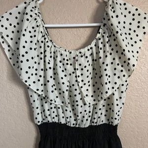 Black & White Polka Dot dress